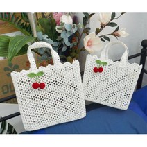 수공예 레이스 데코 손잡이 바스켓 여아방 수납박스 바구니 선반바구니 틈새수납 유치원 책장수납 원룸 책, 소