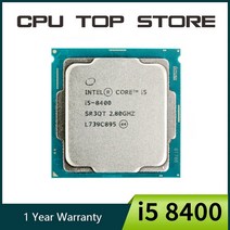 중고 인텔 코어 i5-8400 i5 2.8GHz 6 스레드 CPU 프로세서 9M 65W LGA 1151, 한개옵션0