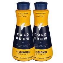 라콜롬비 콜롬비아 콜드브루 블랙 커피 대용량 LA COLOMBE Colombian Cold Brew Coffee Unsweetened 1.24L 2팩