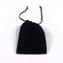 스웨이드 선물 포장 주머니 벨벳 융 파우치 12 X 15cm