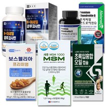 무릎관절영양제 단일성분모음전 MSM식이유황 종근당 N아세틸 글루코사민 상어연골 콘드로이친 보스웰릭산 보스웰리아 뉴질랜드 초록입홍합오일, 코오롱 보스웰리아 프리미엄