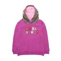 MARC JACOBS [빠른배송] 멀티컬러 로고 레오파드 백 프린트 후드셔츠