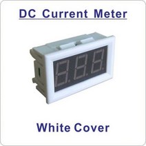 유속계 LED 디지털 전류계 모니터 암페어 게이지 앰프 패널 테스터 YB27C DC 10A 20A 50A 100A 200A 300A 500A 75mV mA 999 uA, 50.White coverStandard  DC999m