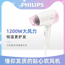 드라이어 드라이기 가정용 헤어 필립스 기숙사 학생 미니 저전력 소형 휴대용 접이식, 하얀색