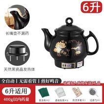 전기약탕기 찜기 달임통 달이기 한약전기 건강차, 6L