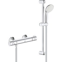 Grohe Grohtherm 800 그로헤 그로썸 800 34565001 온도 조절식 샤워 세트 수전 크롬, 1개