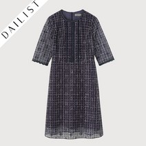 올리비아로렌 데일리스트 레이스 체크 원피스 MDBOAYM4211