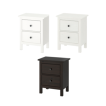 이케아 HEMNES 헴네스 2칸서랍장, 화이트스테인_503.556.87