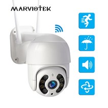 자동 추적 ip 카메라 야외 야간 투시경 미니 스피드 돔 cctv 카메라 1080p 홈 보안 비디오 감시 ipcam camara 5mp, 1620p 12v 전원 64GB, 우리 플러그, 3.6mm