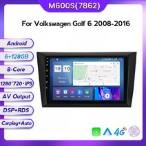 차량용 안드로이드 올인원 MEKEDE 멀티미디어 플레이어지능형 GPS 시스템폭스바겐 골프 6 200820167862C8 코어8G128G 11, 07 VW14M600S