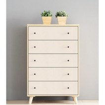 레트로 5단 안방 옷방 서랍장 800 (4색) 이쁜 심플 정리함 앤틱 다용도함, 오크