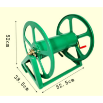 파이프 정리 보관대 수동릴 권선기 케이블 라인 호스, 200m 릴 랙 극도로 두꺼운 그린