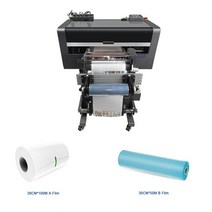 Colorsun-UV DTF 프린터 A3 엡손 XP600 UV 스티커 금속 아크릴 유리 병 나무 자동차용 기계, 02 Printer with Film