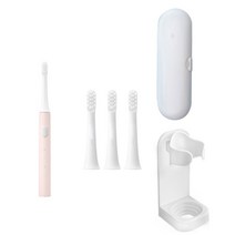 Xiaomi-미지아 T100 음파 전동 칫솔 Mi 스마트 USB 충전식 IPX7 방수 헤드, [12] 6 toothbrush heads