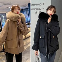 여자롱코트 2색 야상 여성 하프 퍼 여자야상 여자겨울코트 여성겨울코트 여자가죽자켓 여성반코트 안간 점