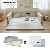[도노도노] 멀티 범퍼침대 패밀리킹 + 패밀리 모달 패드, 라이트그레이/라이트그레이