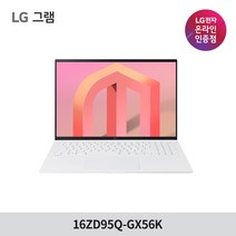LG전자 그램 16ZD95Q-GX56K [프리도스 16GB 2304GB], Free DOS, 화이트, 2304GB, 코어i5