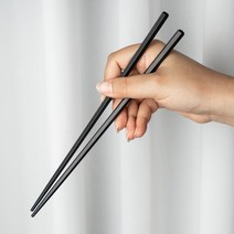 국산 블랙 일식 중식 식당 플라스틱 젓가락 멜라민 저분 업소용 육각, 육각/1짝(국산)
