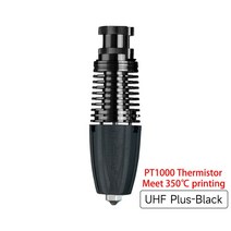 부품 Phaetus-Rapido 핫 엔드 압출기 용 고속 75mm /s PT1000 Ender 3 V2 CR10 업그레이드 필라멘트와 호환 가능, [07] Plus UHF Black