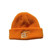 불리 비니 BULLY GUN LOGO SHORT BEANIE ORANGE 001