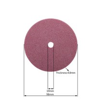 호닝가이드 날연마전기 톱 숫돌 다이아몬드 그라인딩 휠 98/105/145mm 두께 3.2/4.5mm 가장자리 커팅 및 연, 02 01