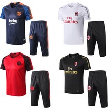 풋살 축구 유럽 클럽팀 반팔 7부팬츠 세트 37종 디자인 축구복 상하의