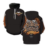 할리데이비슨 후드 집업 남자 오토바이 의류 옷 주황 2XL 3XL 구제 나시 간지 슈트 바이크 레이싱 빈티지 클래식 라이딩 빅사이즈