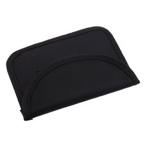 GHSHOP 패러데이 백 RFID 신호 차단 백 차폐 파우치 지갑 케이스 휴대폰 개인 정보 보호 및 자동차 키 FOB(블랙), 설명, 블랙, 패브릭