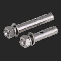 앙카볼트 304 스테인레스 스틸 확장 나사늘어진 확장 나사당기기 및 폭발 후크 나사 M12-M20 2Pcs 60, M20, 100mm