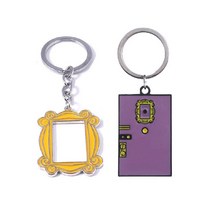 납골당액자 추모 영정사진 미니 수목장 장식 비석 ZK30 TV 시리즈 프렌즈 수제 모니카 문틀 나무 노란색 사진 액자 소장용 집 아름다운 선물, 5.keychain D