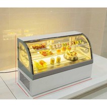 카페 쇼케이스 소형 마카롱 냉장고 제과 케익 진열장, 흰색 곡선 88cm
