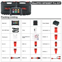 2023 Autel MP808BT PRO 키트 자동차 진단 도구 OBD2 양방향 스캐너 ECU 코딩 VAG 가이드 38 + 서비스 PK MP808 S, CHINA_MP808BT PRO KIT | 아랍어