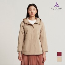 올리비아로렌 후드 시보리 점퍼 VVCCLWF8121