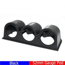 자동차 차량용 52mm 터보 부스트 미터 바/PSI 오일 압력 게이지 물/오일 온도 센서 포함 8000RPM 타코미터, 12 Triple Gauge Holder