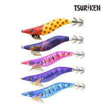 쯔리겐 23년형 케이무라 에기스타 2.5호(에기스타 드로퍼 추가 미루드레곤)/케이무라에기/한치 무늬오징어 갑오징어, 2.5호, 퍼플퍼플펄(N-30)