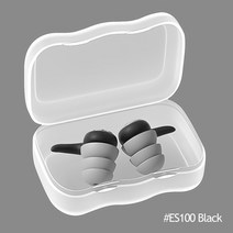 귀마개수면 귀 플러그 소음 감소 보호기 소프트 나노 실리카 젤 귀마개 방수 타포폰 파라 도미르 1 쌍, 01 A-Black