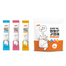 냥이생각 고양이 참치만 먹는 입짧은 고양이 짜먹는 간식 12g x 3종 x 10p 세트