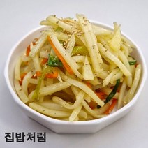 [집밥처럼 감자채야채볶음] 꼼꼼한 포장과 당일조리로 유통기한이 넉넉한 담백하고 폭신한 식감 간편한 상차림 엄마 손맛 가정식 수제 밑반찬, 180g, 1팩