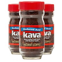 카바 커피 113g 3팩 저산성 Kava Acid Neutralized Instant Coffee 4 Ounce (Pack of 3), 1