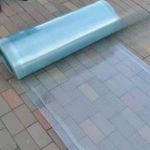 복층 렉산 지붕 슬레이트 비가림 판넬 PVC 스레트 지붕재 투명 PC판 지붕판 부자재, J