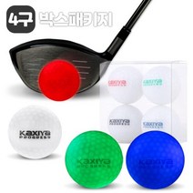 4p 야간 골프 핫템 LED 발광 골프공 초보골퍼 필드용 홀인원기념 입문자볼, LED볼4구패키지_그린