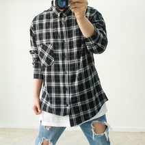봄 여름 가을 필수템 기본 클래식 체크남방 (XL~4XL) 빅사이즈셔츠