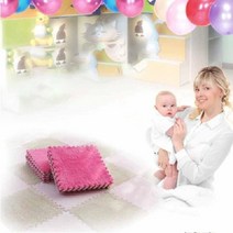 거실 소프트매트 침실 카펫 낙상 유아보호 층간소음, 그린 BL09910