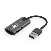 [가성비좋은캡쳐보드] 케이블타임 HDMI to USB 비디오 캡쳐보드 그레이 CB63G