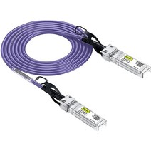 10Gtek 오렌지 컬러 10G SFP+ DAC 케이블 시스코 SFPH10GBCU1M 메라키 MACBLTA1M 유비퀴티 유니파이 디링크 슈퍼마이크로 포티넷 넷기어용 트위낵스 SFP, Very Peri_1.5m