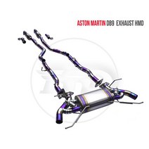 호환용 HMD 티타늄 배기 시스템 파이프 애스턴 마틴 DB9 자동 수정 밸브 머플러에 적합, 1.Titanium Exhaust