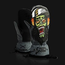 스키 스노우 장갑 몬스터 남성 여성 chidlren 겨울 열 여성 보드 방수 따뜻한 nandn 야외 미끄럼 방지, 에이6, l