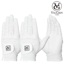 발그린 프리미엄 양피 골프장갑 여성용 올양피 천연양피 2장세트, 왼손착용(오른손잡이)