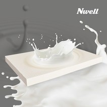 [특가쿠폰] 느웰 허리에 좋은 천연라텍스 미디움(푹신한) 토퍼 매트리스+속커버+겉커버 포함 (싱글/슈퍼싱글/퀸/킹)