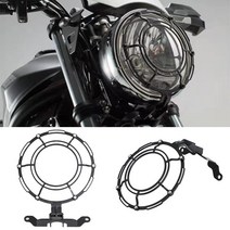 스즈키 sv650 sv650x 헤드라이트 브래킷 가드 커버 그릴 보호대 오토바이 sv650 absx, 검은색